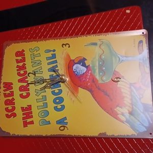 Plaque and clock ⏰